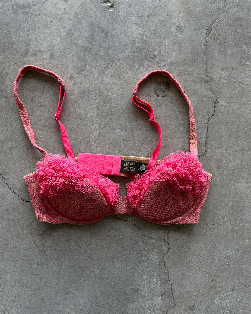 Pink Vintage Jean Paul Gaultier x La Perla Bra