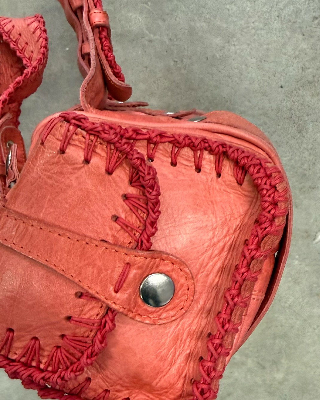 Pink Vintage Chloé Silverado Shoulder Bag