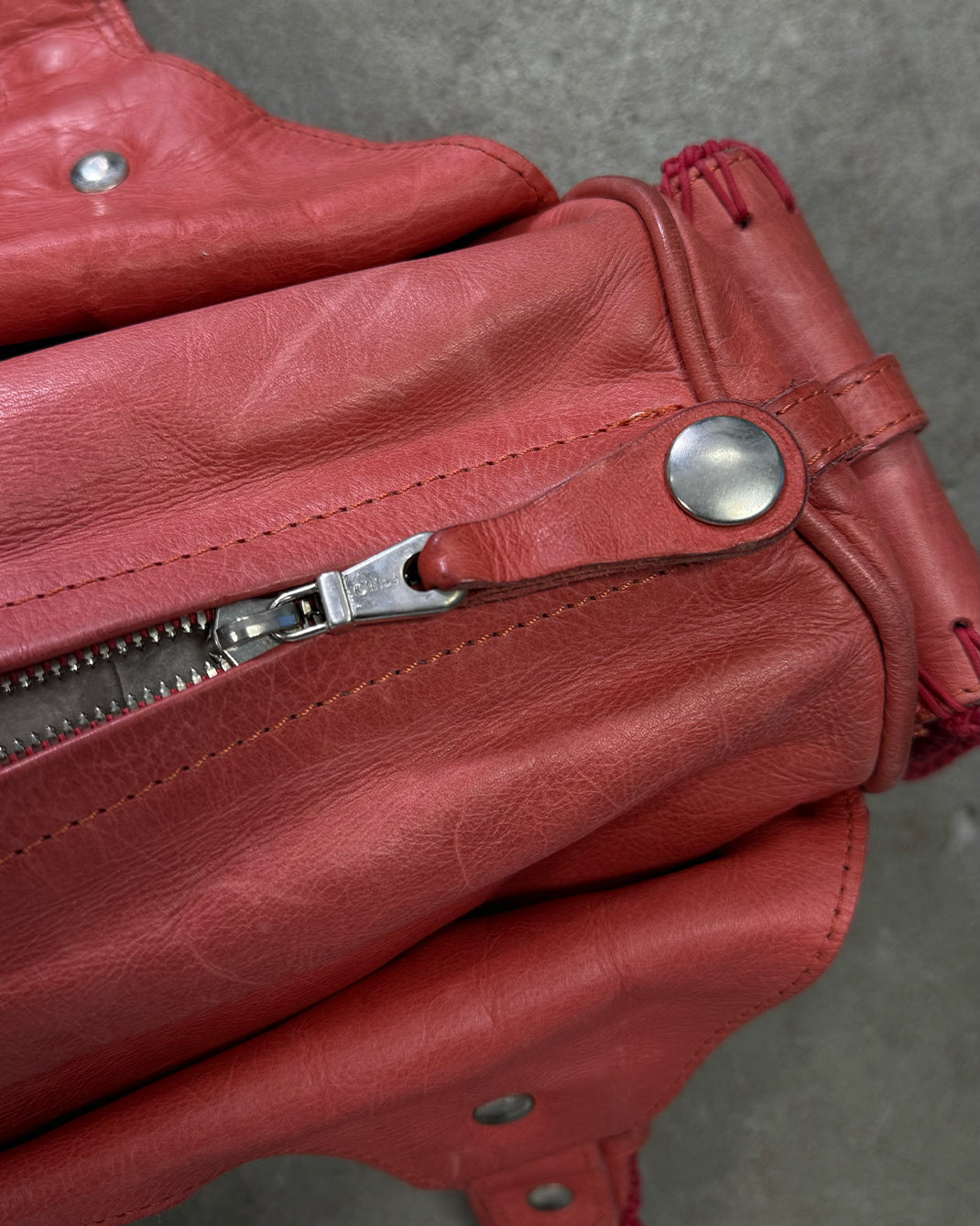 Pink Vintage Chloé Silverado Shoulder Bag